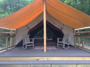 Camping Tents at Sea Rim State Park